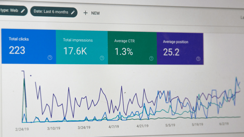 search console dashboard